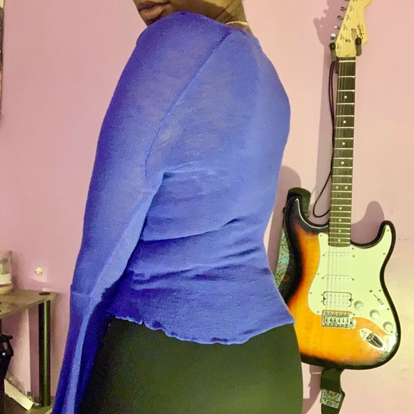 Free People Bell Sleeve Knit Top - Picture 2 of 4